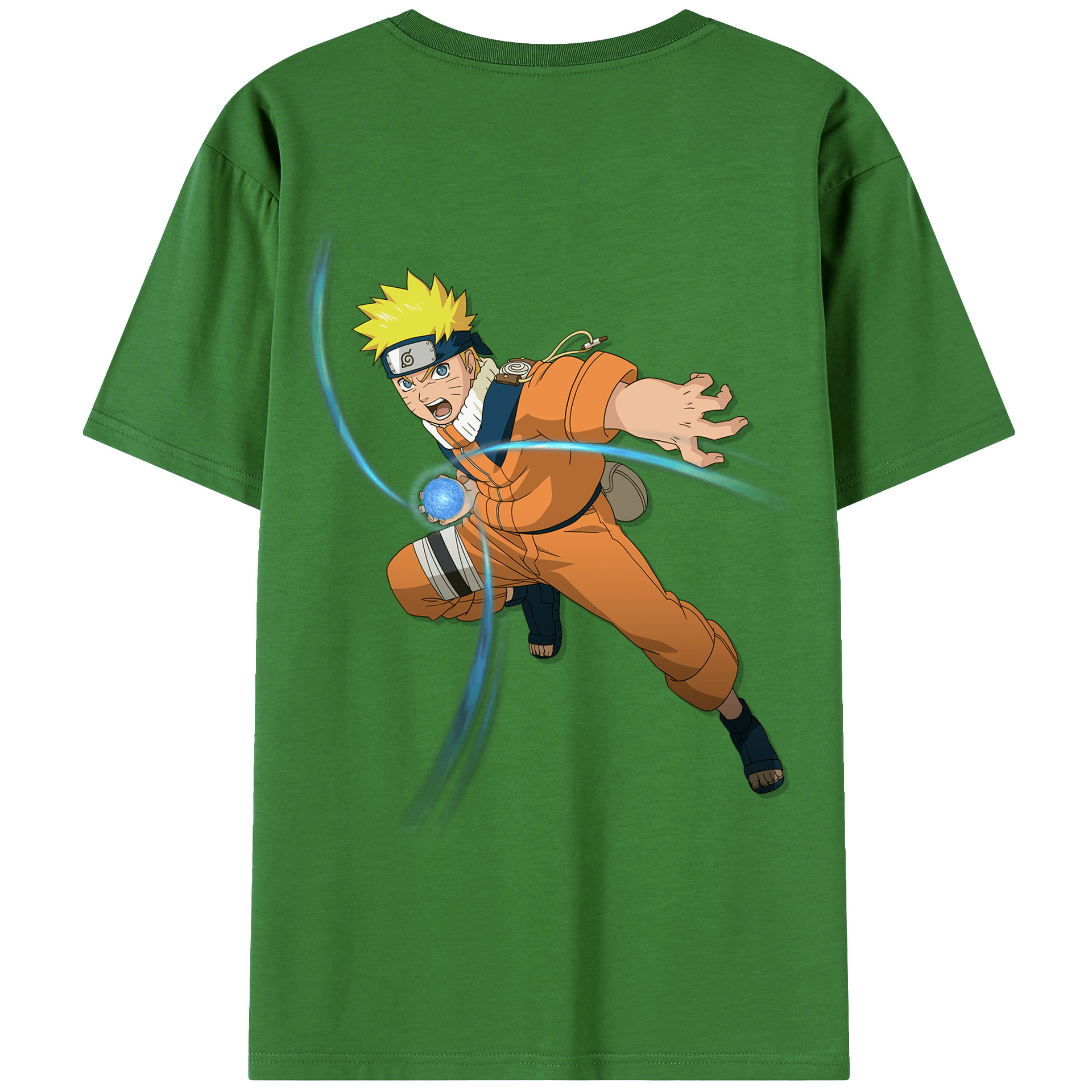 （画像用） NARUTO -ナルト- うずまき ナルト Uzumaki Naruto レディース半袖Tシャツ(バックプリント)
